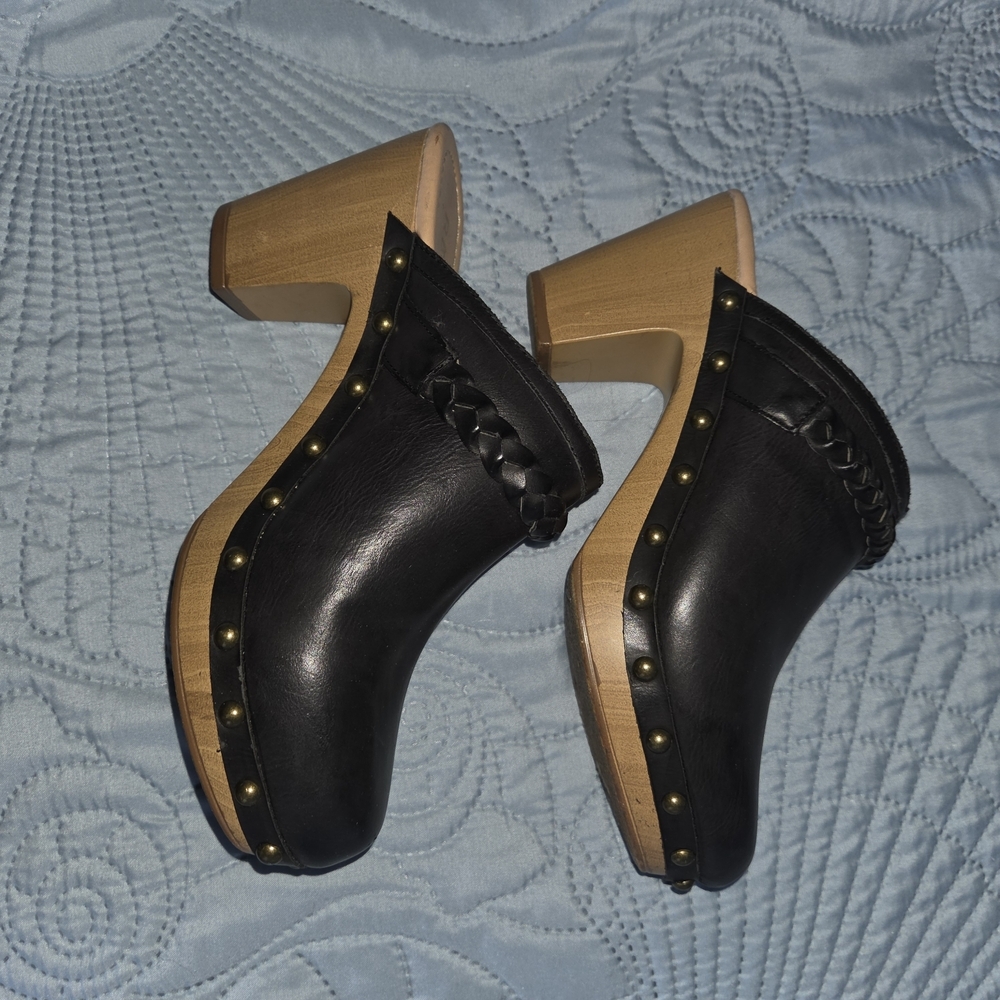 Report Black Women's Mules Clogs Size 8 *READ* - Picture 2 of 4